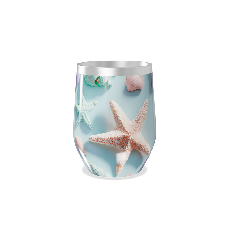 Copo Térmico Slim - Estampa Marinha Azul