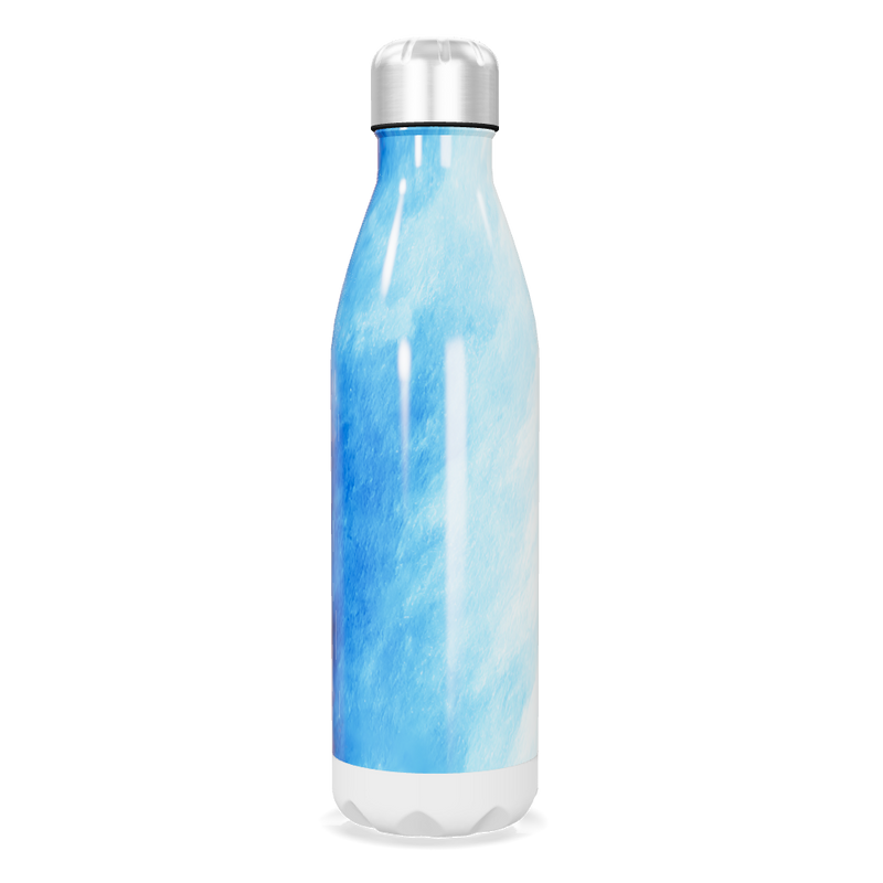 Garrafa Inox - Azul Marmorizada