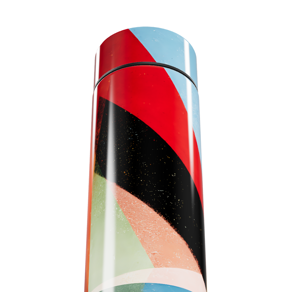 Garrafa Térmica Touch - Multicolorida com Listras