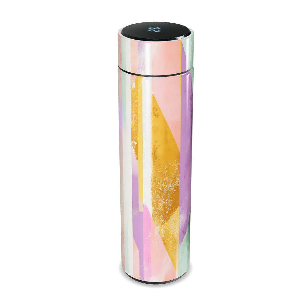 Garrafa Térmica Touch Listrada Colorida