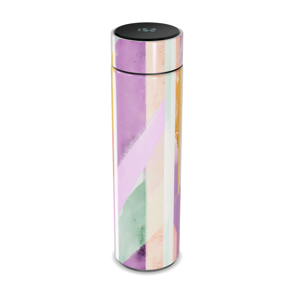 Garrafa Térmica Touch Listrada Colorida