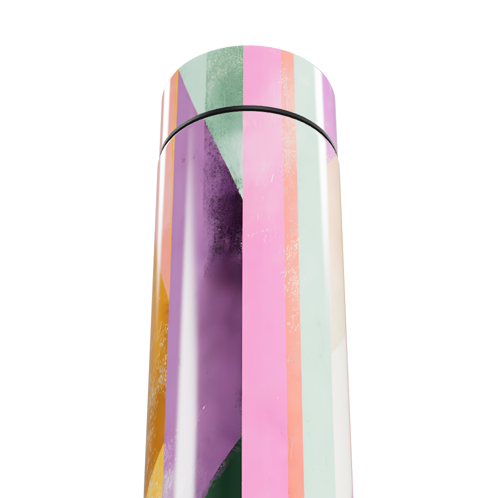 Garrafa Térmica Touch Listrada Colorida