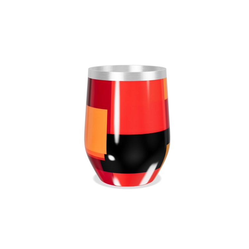 Copo Térmico Slim - Estampa Geométrica Colorida