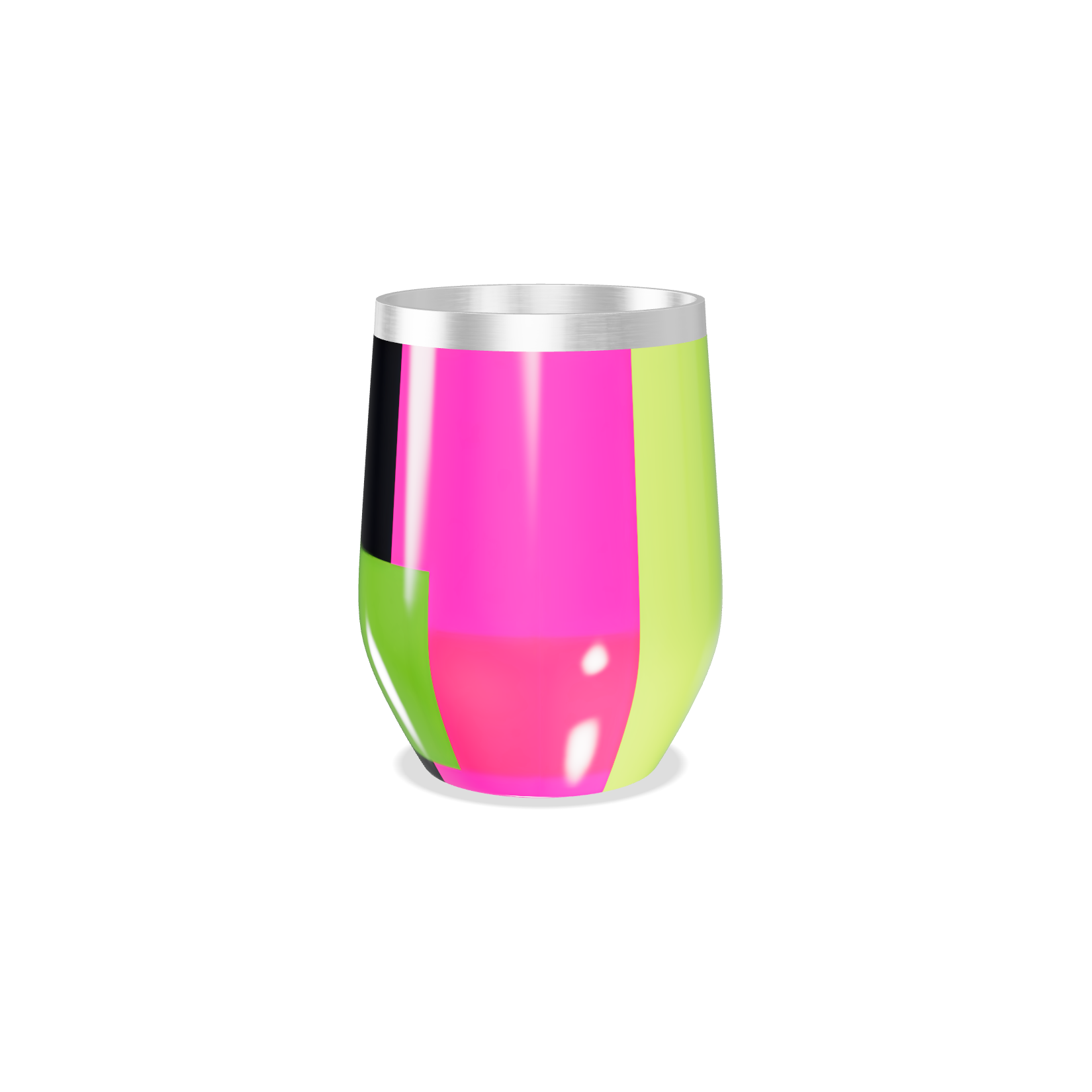 Copo Térmico Slim - Colorido Inox Azul e Rosa