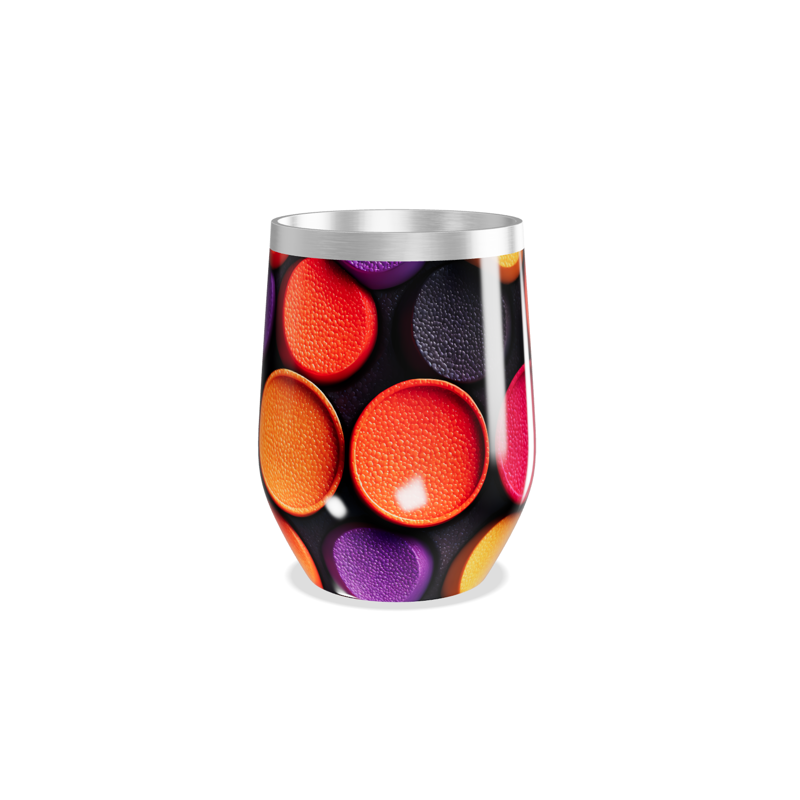 Copo Térmico Slim - Estampa Colorida Vibrante