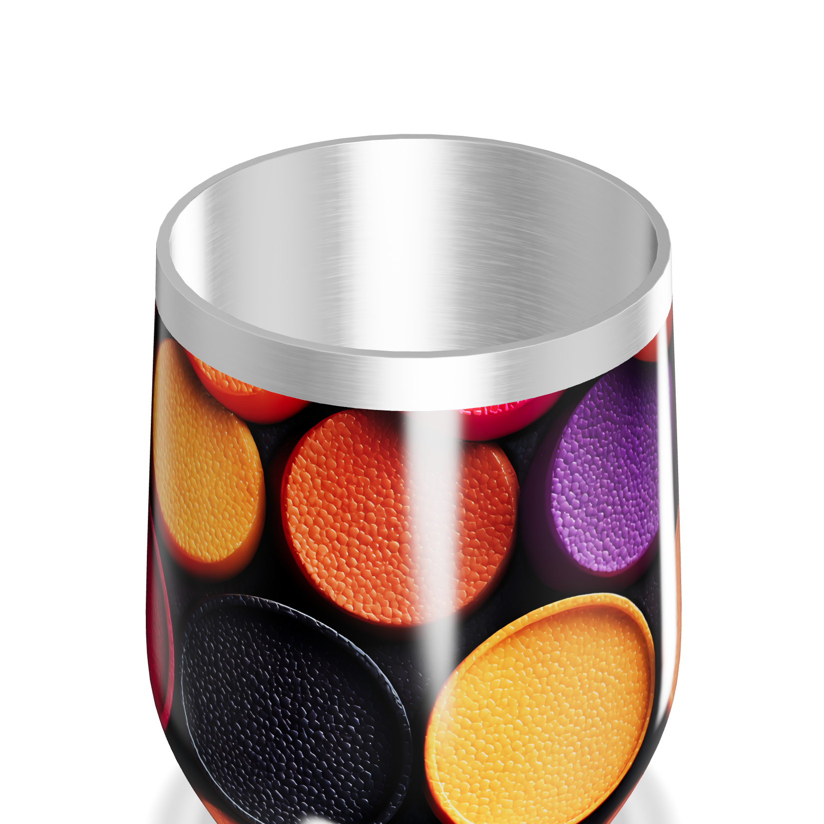 Copo Térmico Slim - Estampa Colorida Vibrante