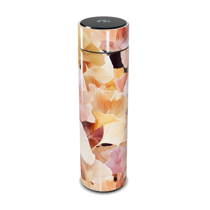 Garrafa Térmica Touch - Floral Digital LED