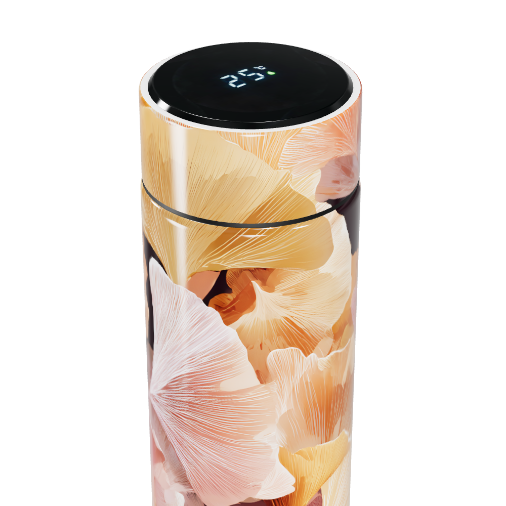 Garrafa Térmica Touch - Floral Digital LED