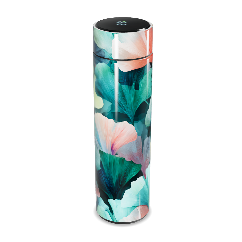 Garrafa Térmica Touch - Floral Colorida Inox