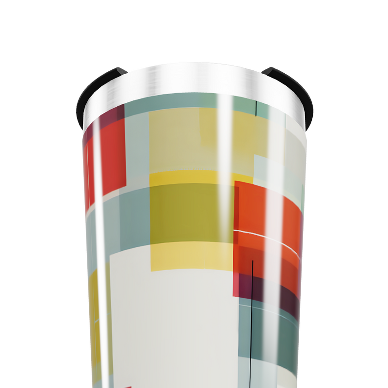 Copo Térmico - Estampa Colorida Geométrica