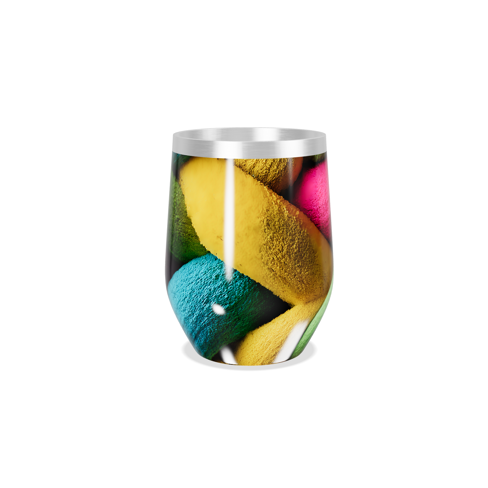 Copo Térmico Slim - Transparente com Cores Vivas