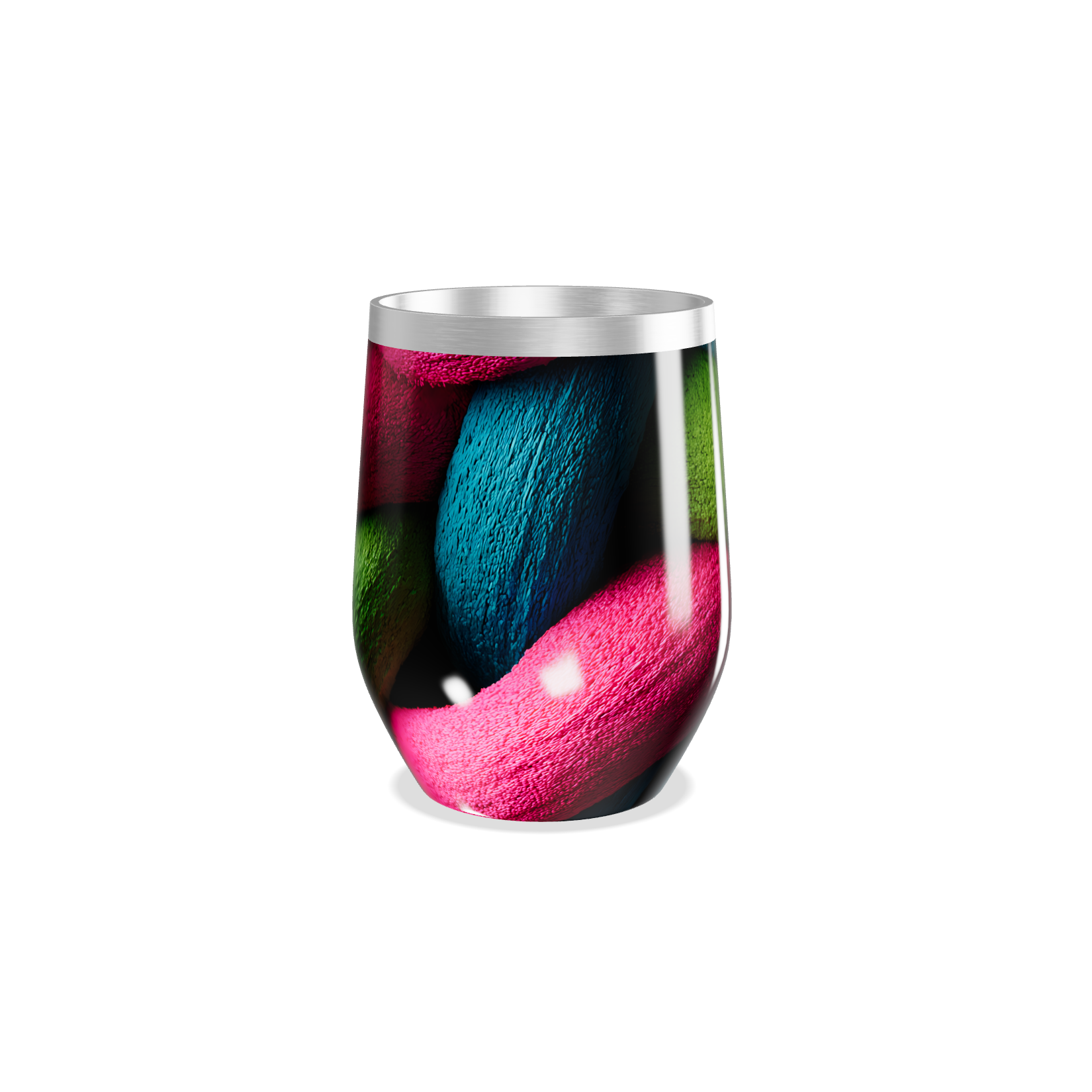 Copo Térmico Slim - Transparente com Cores Vivas