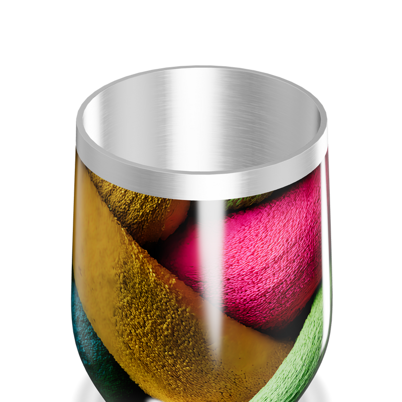 Copo Térmico Slim - Transparente com Cores Vivas