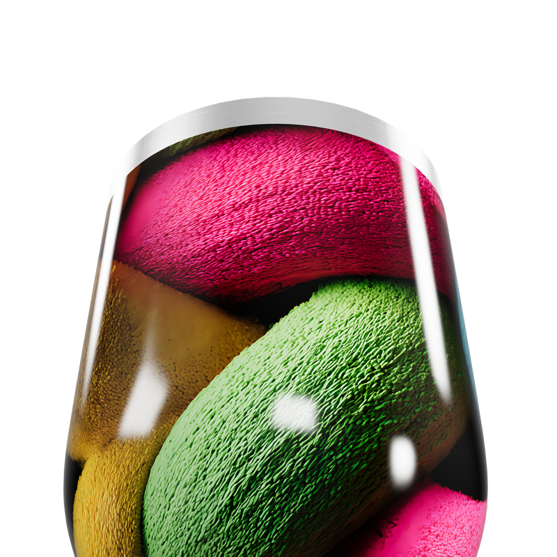 Copo Térmico Slim - Transparente com Cores Vivas