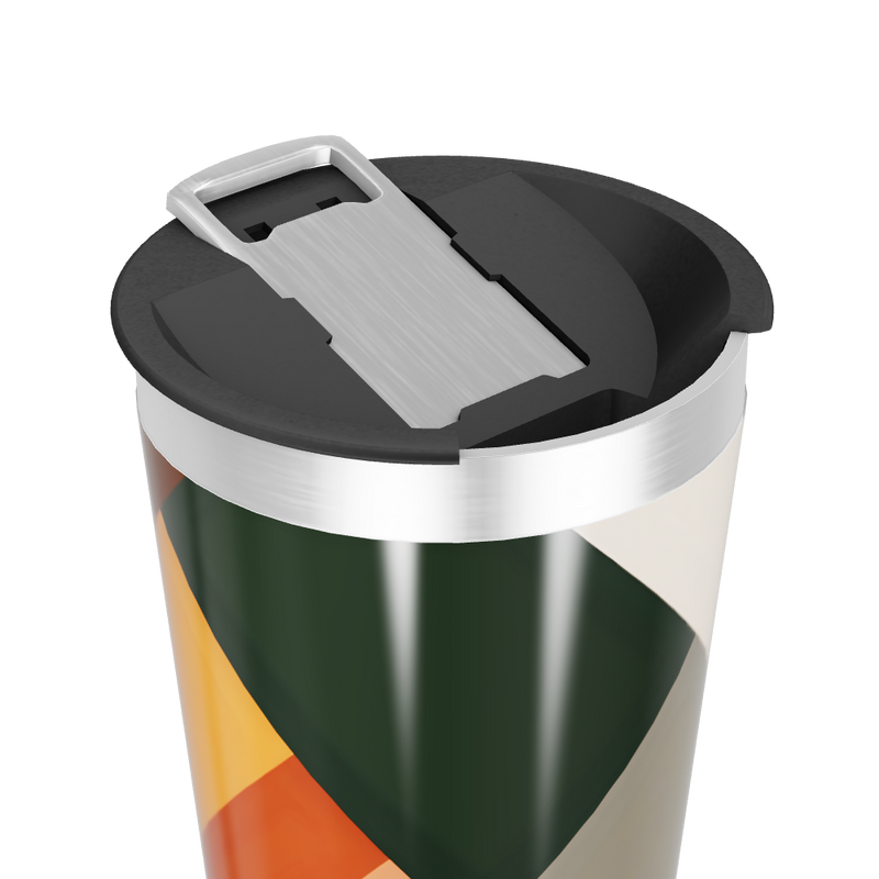 Copo Térmico - Estampa Geométrica Colorida