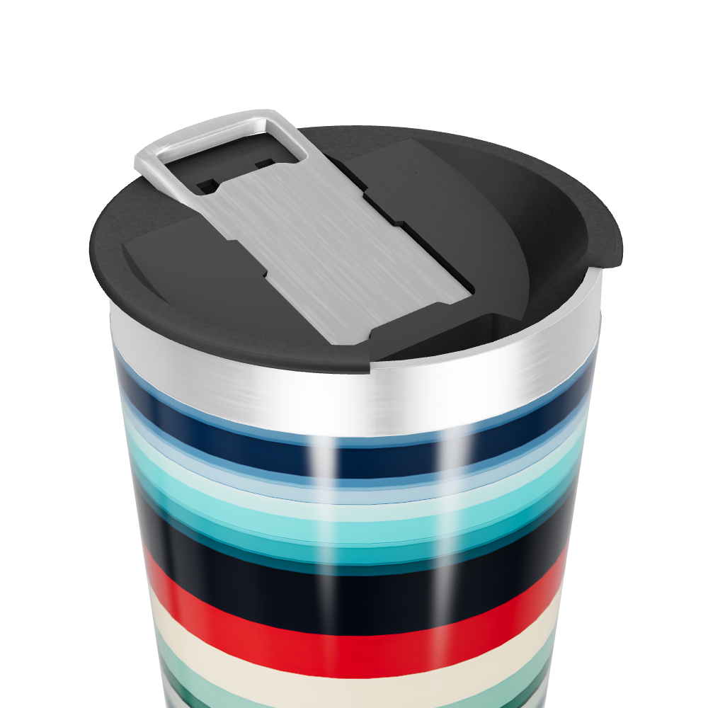 Copo Térmico - Listras Coloridas