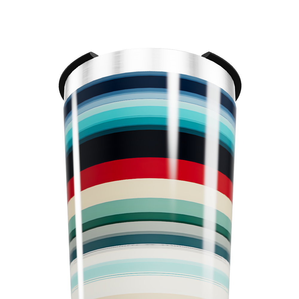 Copo Térmico - Listras Coloridas