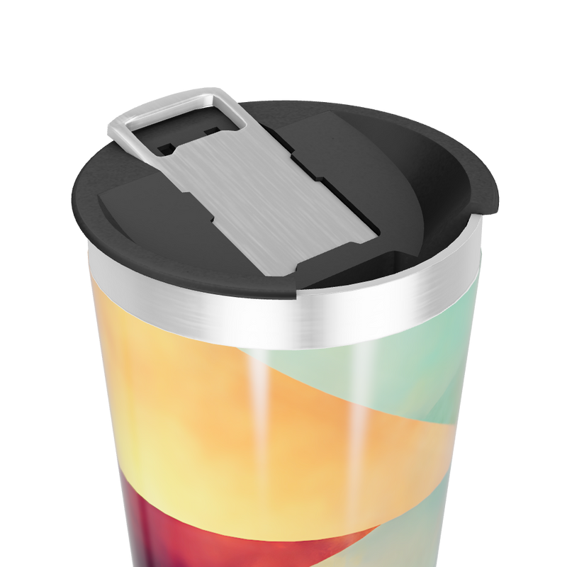 Copo Térmico - Estampa Geométrica Colorida