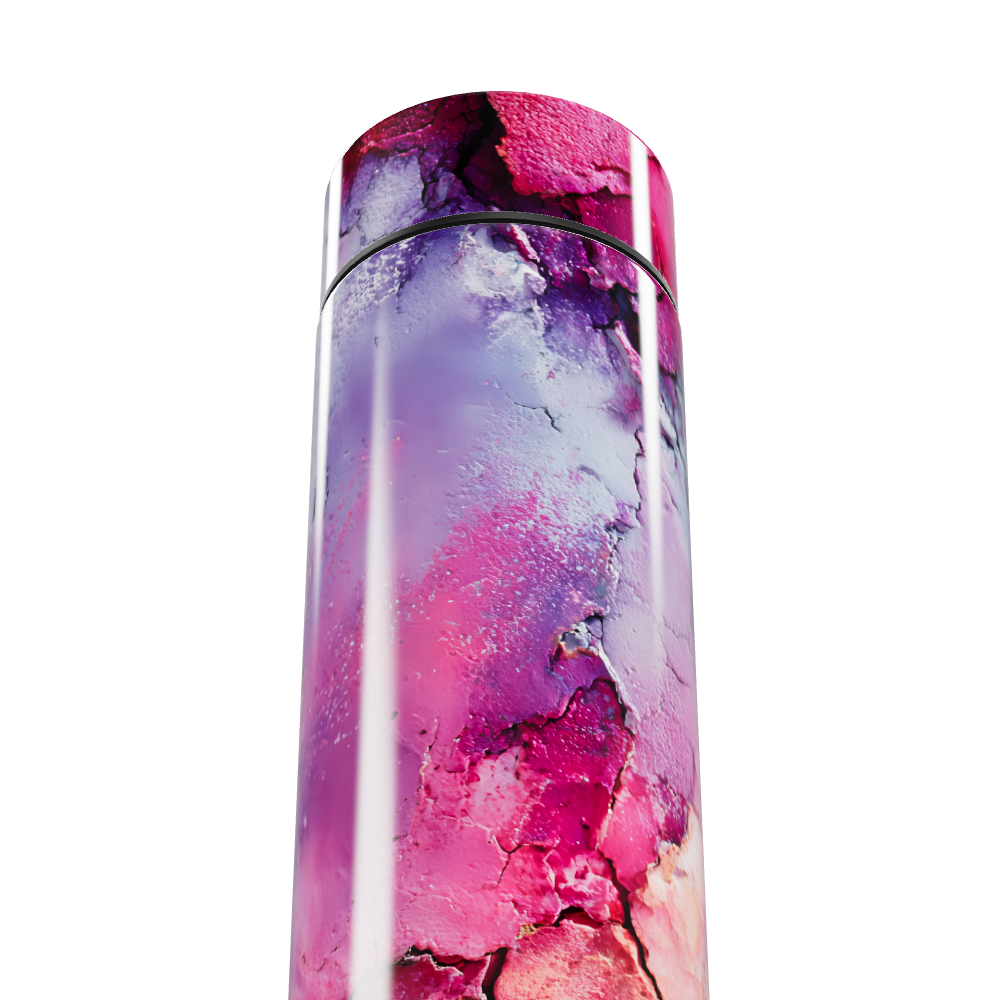 Garrafa Térmica Touch - Estampa Abstrata Colorida