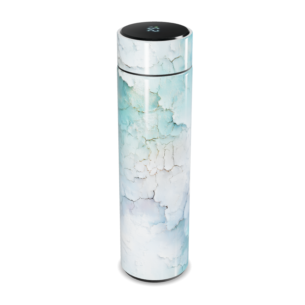 Garrafa Térmica Touch Mármore Azul