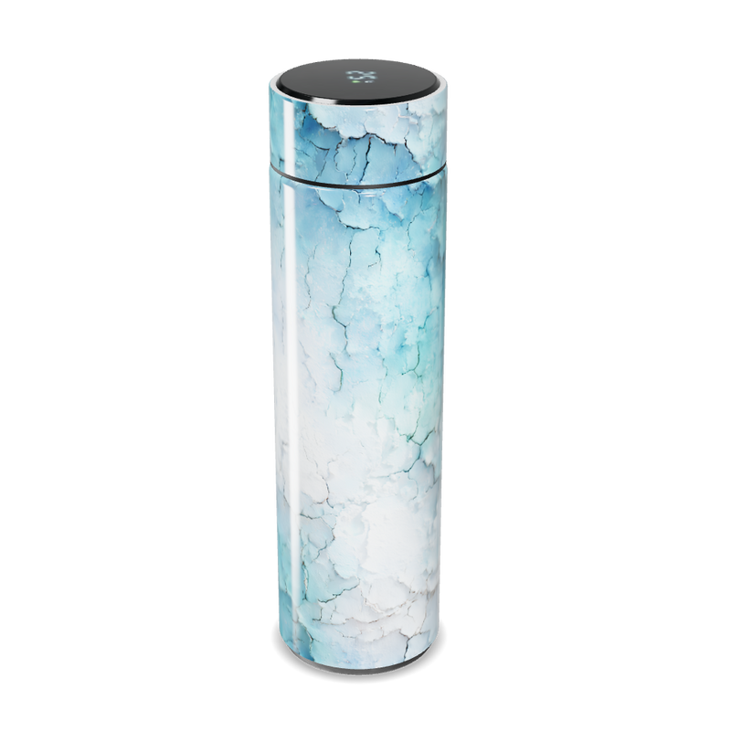 Garrafa Térmica Touch Mármore Azul