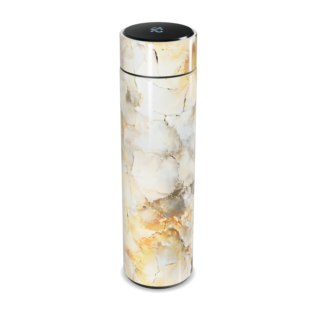 Garrafa Térmica Touch - Mármore Bege Digital