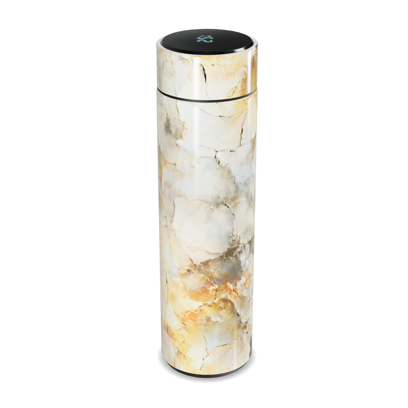 Garrafa Térmica Touch - Mármore Bege Digital