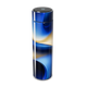 Garrafa Térmica Touch - Azul com Estampa Abstrata