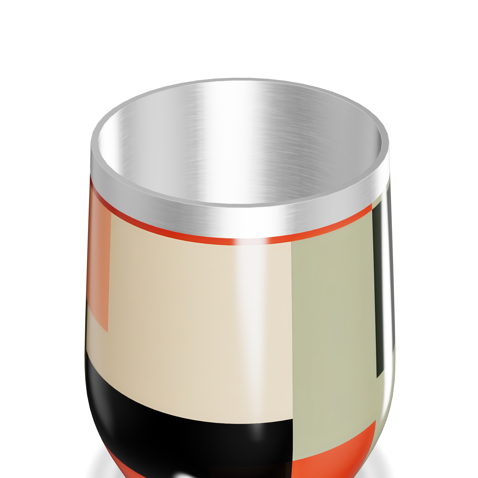 Copo Térmico Slim - Estampa Geométrica Colorida