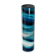 Garrafa Térmica Touch - Azul com Estampa Ondulada