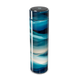 Garrafa Térmica Touch - Azul com Estampa Ondulada
