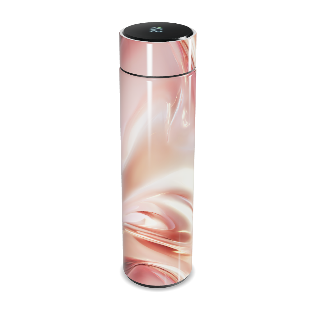 Garrafa Térmica Touch - Marmorizada Rosa Digital