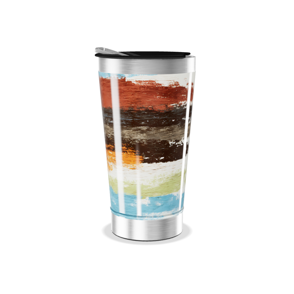 Copo Térmico - Design Colorido Aço Inox