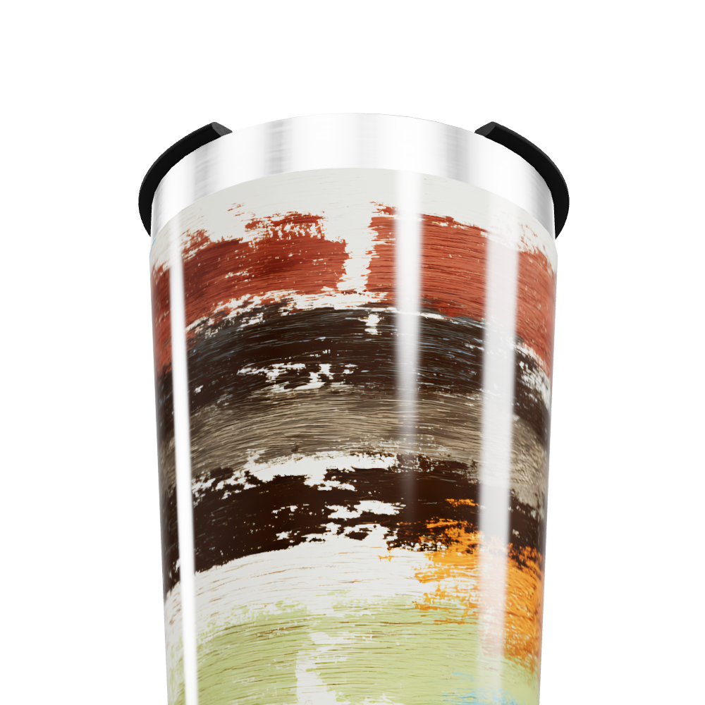 Copo Térmico - Design Colorido Aço Inox