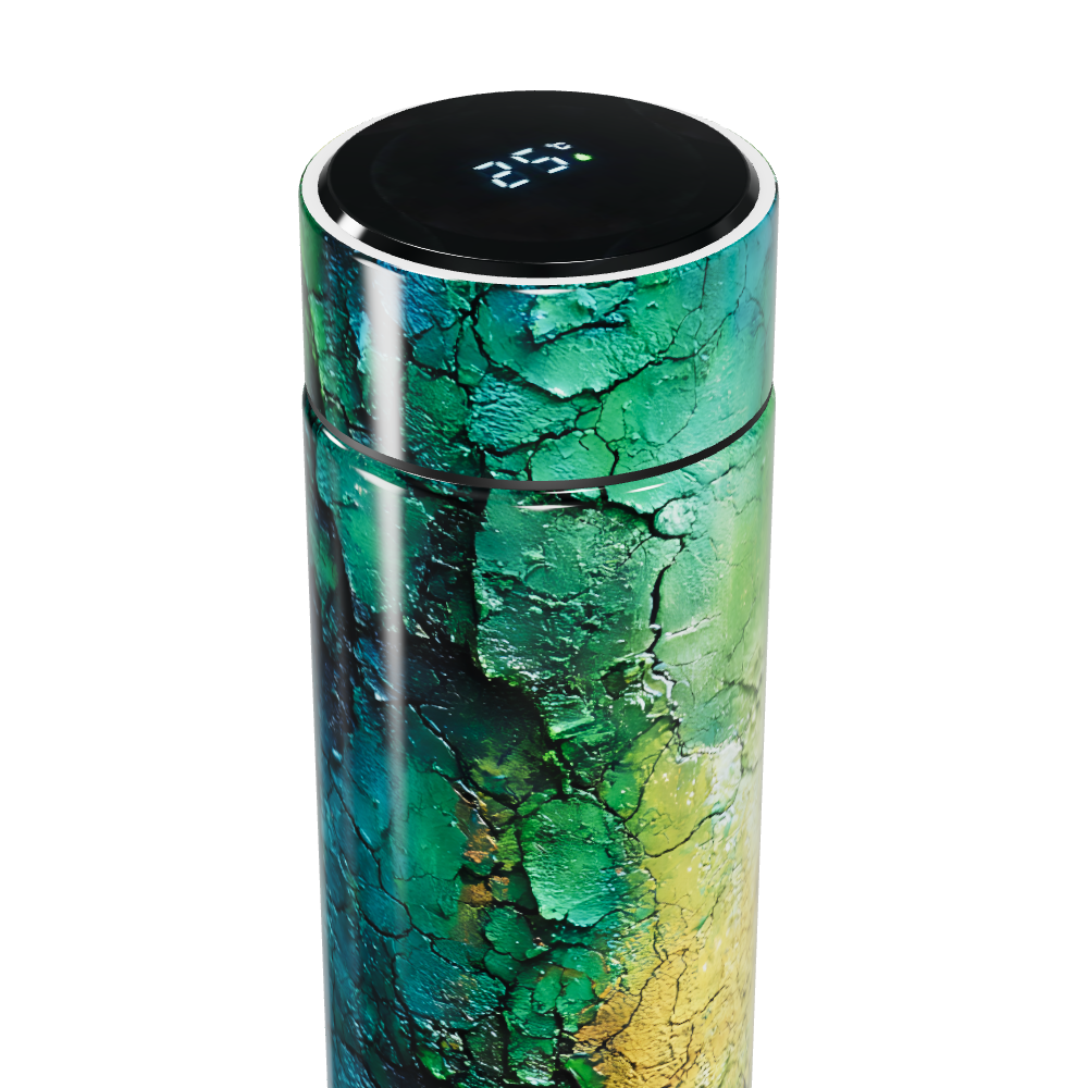 Garrafa Térmica Touch - Verde Texturizada