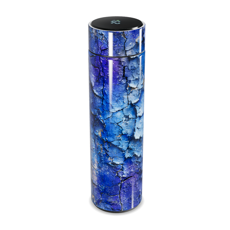 Garrafa Térmica Touch Azul Texturizada