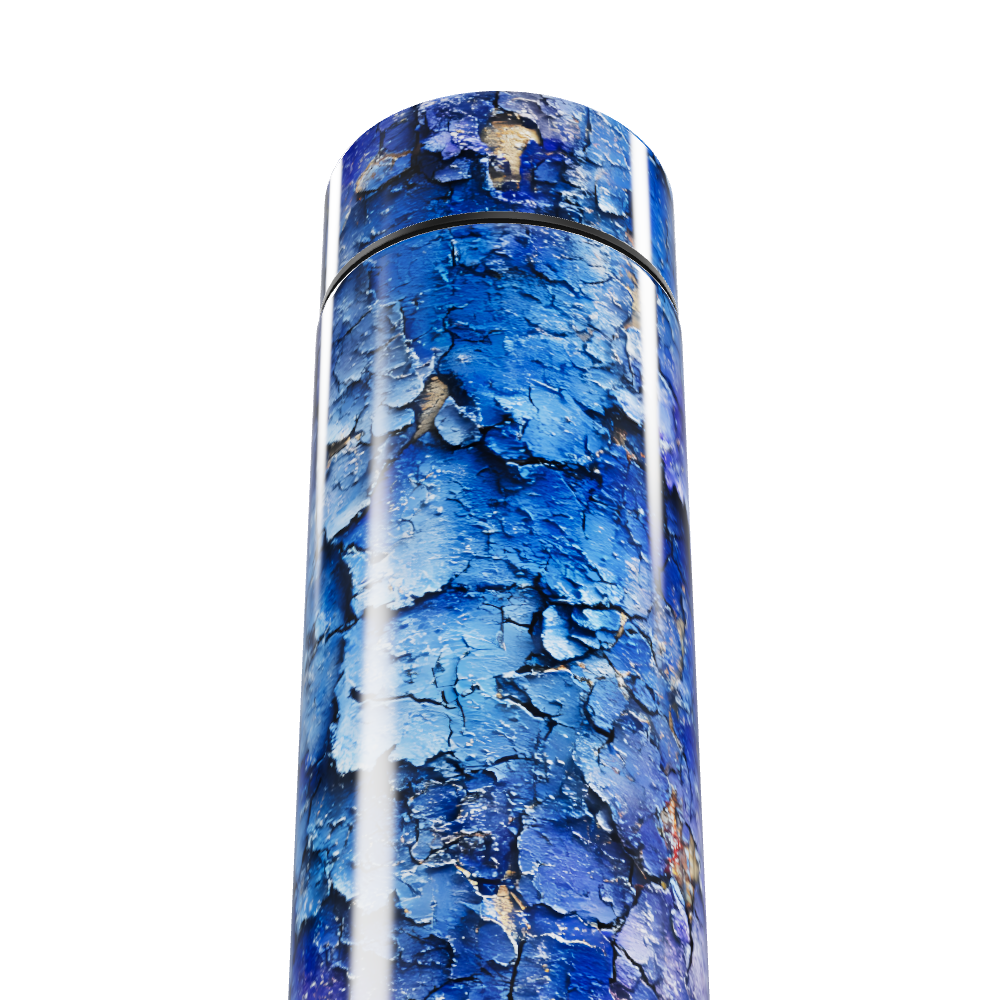 Garrafa Térmica Touch Azul Texturizada