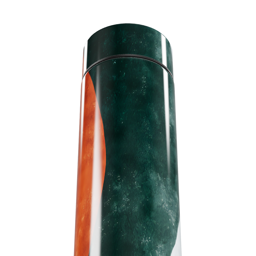 Garrafa Térmica Touch - Verde e Laranja Inox