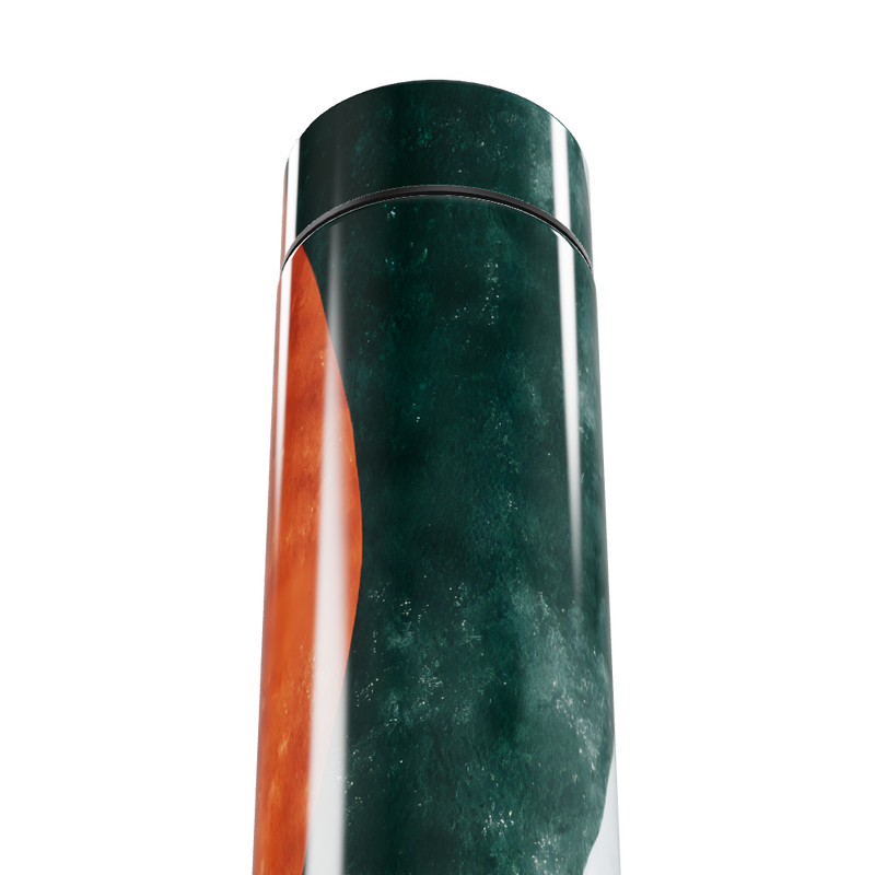 Garrafa Térmica Touch - Verde e Laranja Inox