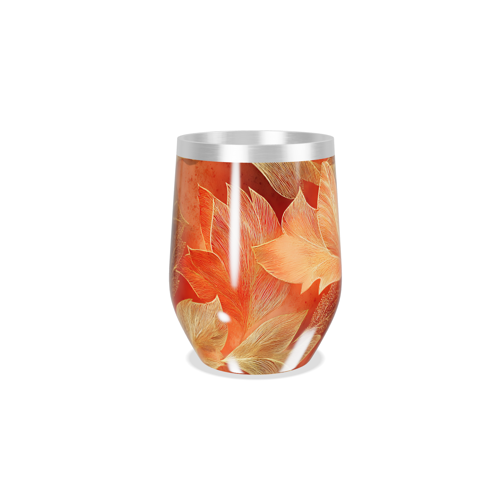 Copo Térmico Slim - Folhas Outono Aço Inox