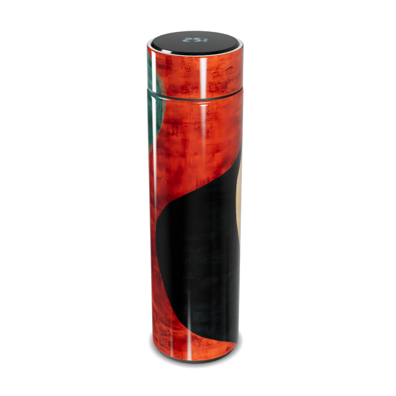 Garrafa Térmica Touch - Estampa Abstrata Colorida