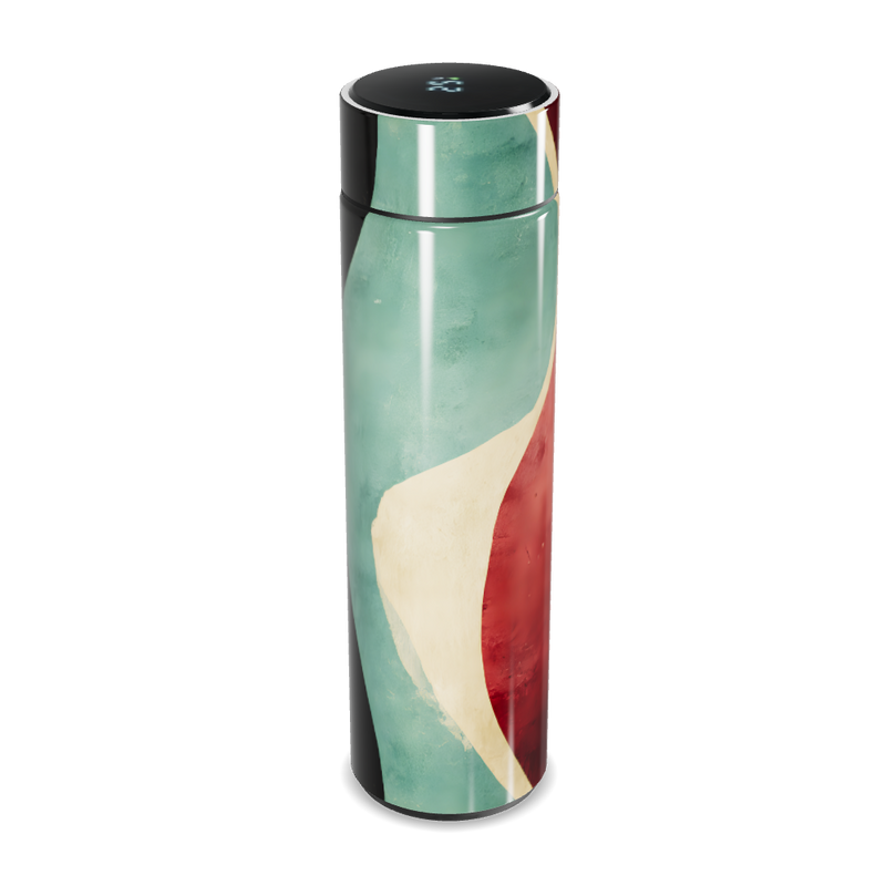 Garrafa Térmica Touch - Design Abstrato Colorido