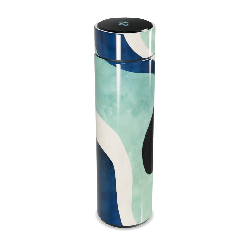 Garrafa Térmica Touch - Verde Estampada