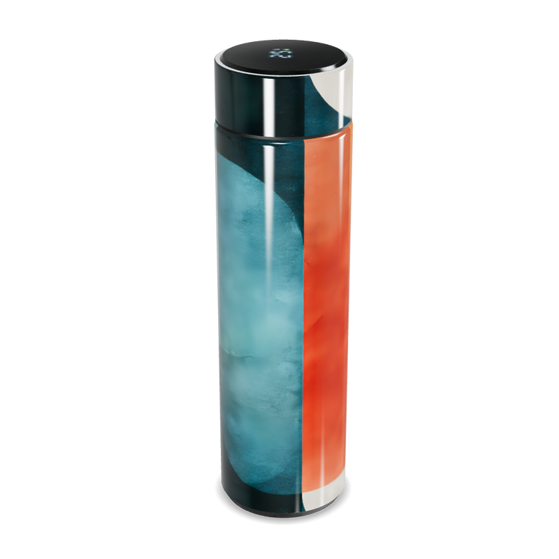 Garrafa Térmica Touch - Laranja Digital Inox