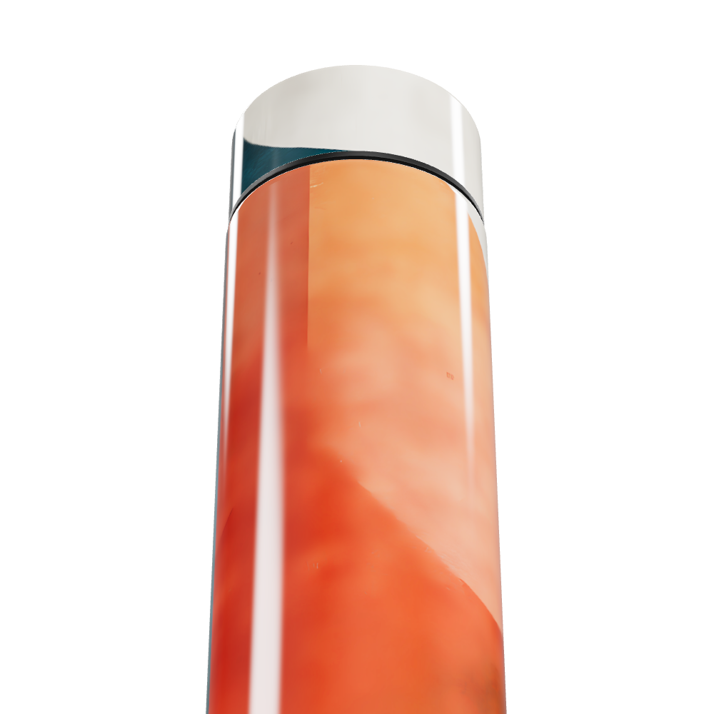 Garrafa Térmica Touch - Laranja Digital Inox