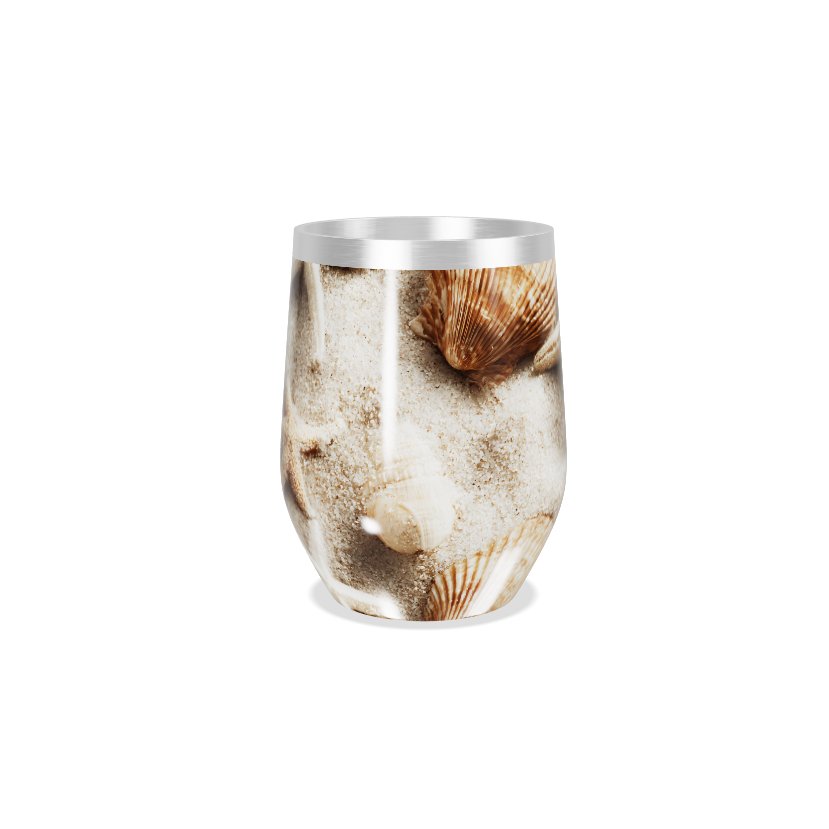 Copo Térmico Slim - Estampa Praia Areia