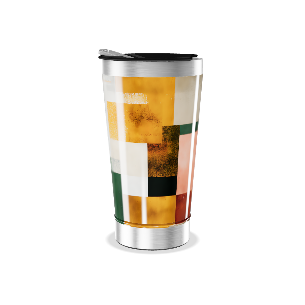 Copo Térmico - Estampa Geométrica Colorida