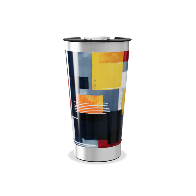 Copo Térmico - Arte Colorida Inox