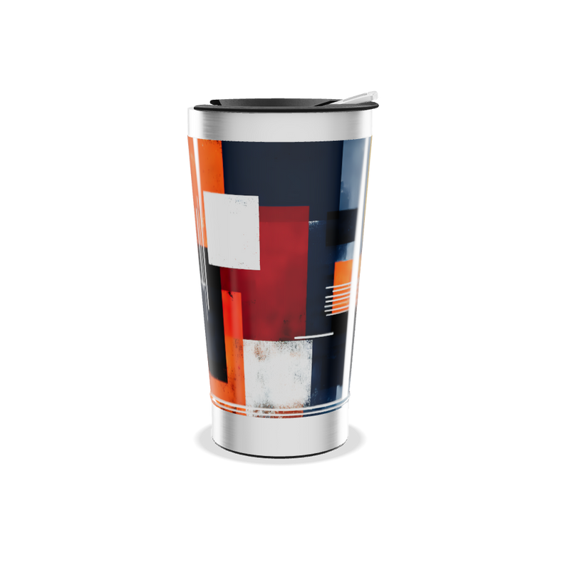 Copo Térmico - Arte Colorida Inox