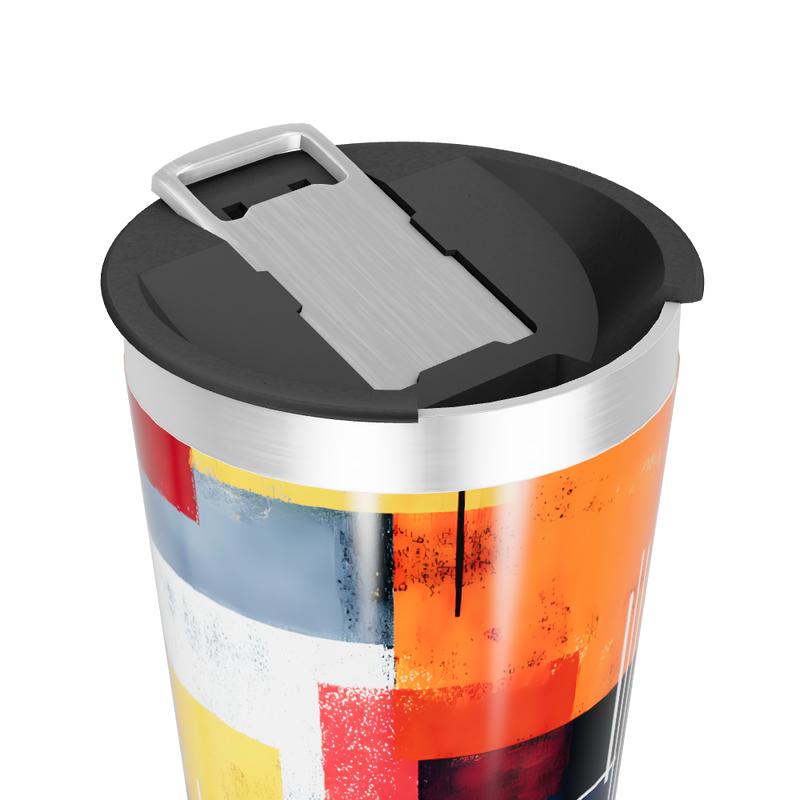 Copo Térmico - Arte Colorida Inox